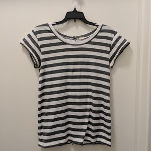 JCrew button back striped shirt (size S)